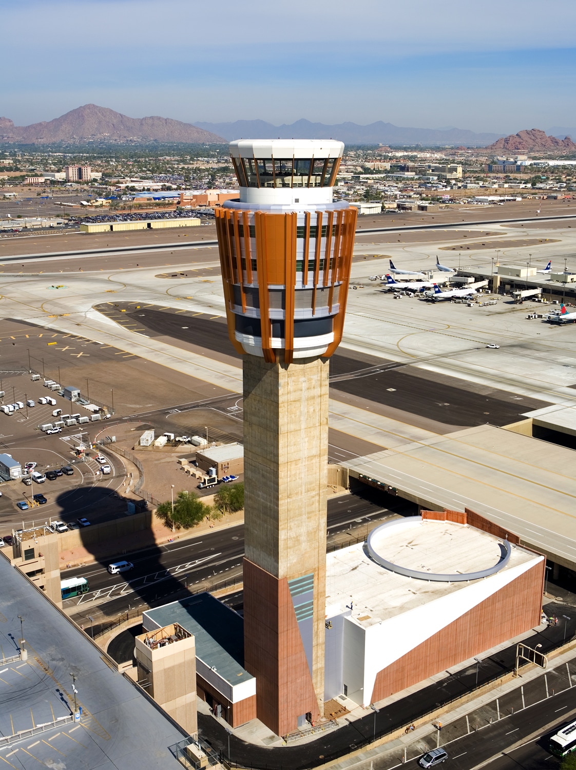Photo of Tower at Phoenix Sky Harbor International Airport, Phoenix, Arizona.